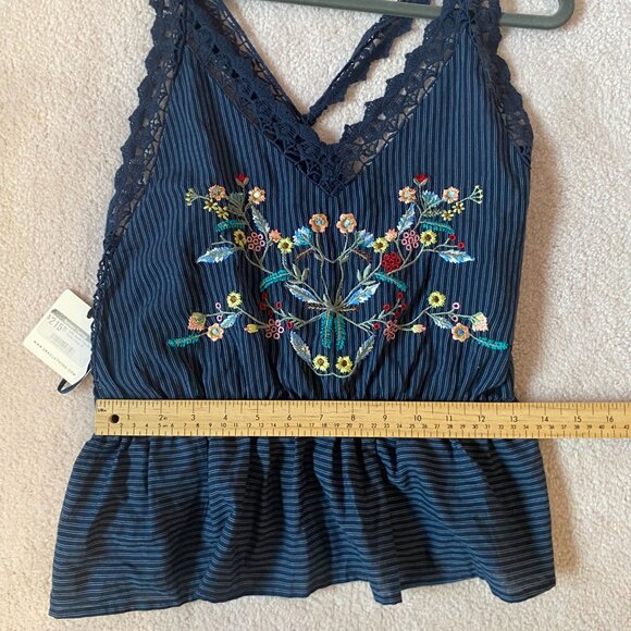 DRA Los Angeles NEW Blue Top 100% Cotton SIZE M - Picture 6 of 10